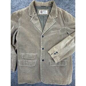 Basic Options Blazer Mens Large Brown Corduroy Jacket Sport Coat Pockets Retro‎